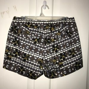 Floral Patterned J. Crew Shorts - Stretch